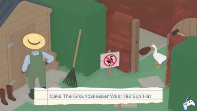 Untitled Game of Goose - How to Get a Hat (Groundskeeper to wear the Sun Hat)