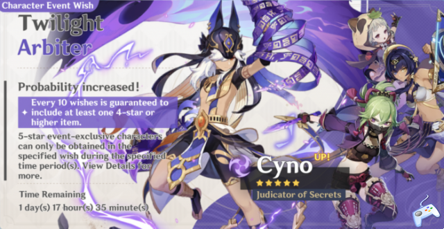 Genshin Impact: guida dei talenti Cyno