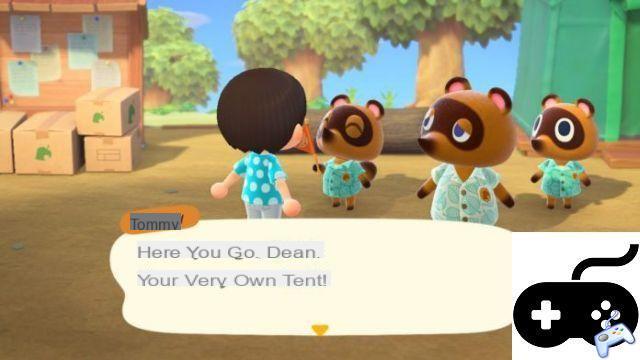 Animal Crossing: New Horizons - How to Get a Tent