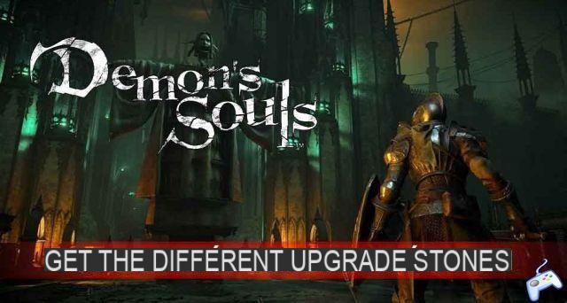Guide Demon's Souls on PS5 where to find all the materials to improve weapons at the blacksmith