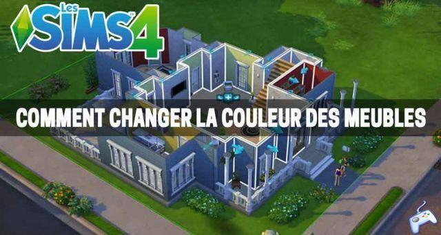 Tip The Sims 4 how to change the color of furniture on the console version (PS4 / Xbox One)