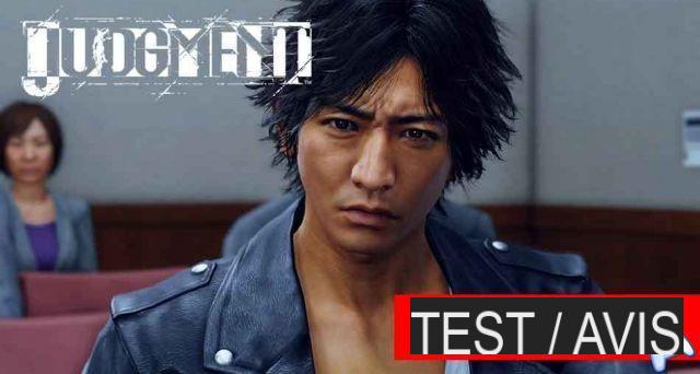 Test Judgment our opinion on the new Yakuza game from Sega (studio Ryu Ga Gotoku)