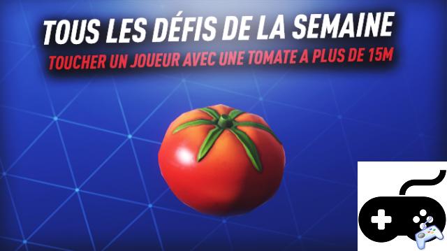 Challenge Hit a player with a tomato from at least 15m away, Week 3 Season 6 Fortnite Battle Royale