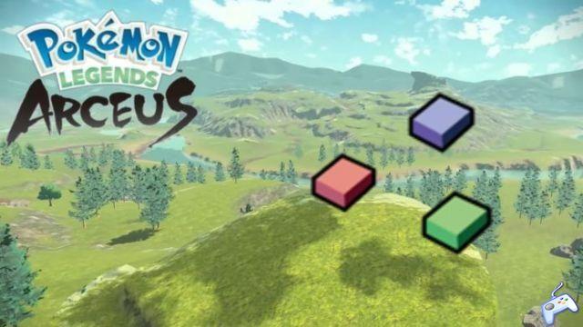 Pokemon Legends Arceus: what are the red, blue and green shards for?