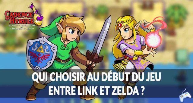 Cadence of Hyrule guide who to choose at the start of the game between Link and Zelda