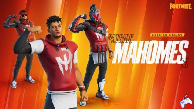 Patrick Mahomes is part of the Fortnite Icons series