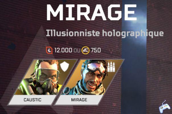 Apex Legends - Unlock Mirage and Caustic for Free
