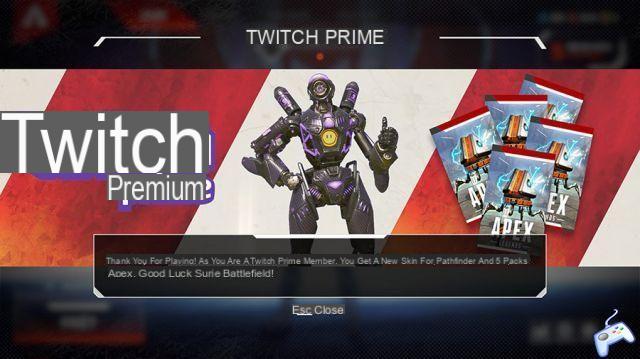 Apex Legends + Twitch Prime: A Legendary Skin and 5 Free Apex Packs