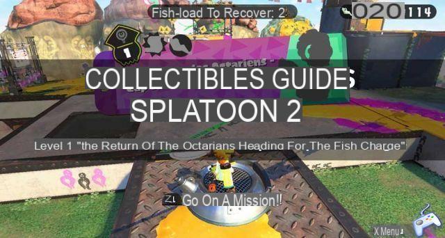 Splatoon 2 guide, or find the hidden objects of level 1 