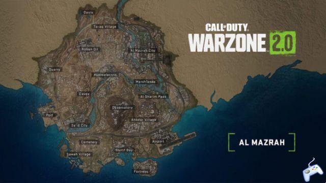 Full Al Mazrah Map and Zones in Call of Duty Warzone