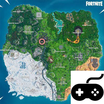 Visit a cube memorial in the desert and near a lake - Worlds Clash Challenges - Fortnite Week 3 Season 10