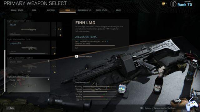 Modern Warfare - How to get the Finn LMG