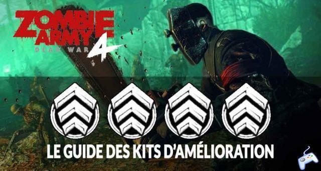 Guide Zombie Army 4 where all the upgrade kits for weapons are located