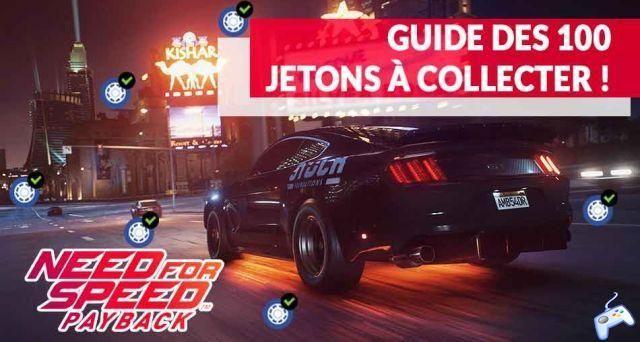 Need for Speed ​​Payback where are the 100 tokens to collect on the map