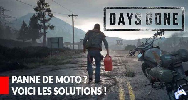 Guide Days Gone the motorcycle is stuck or out of gas how to recover it