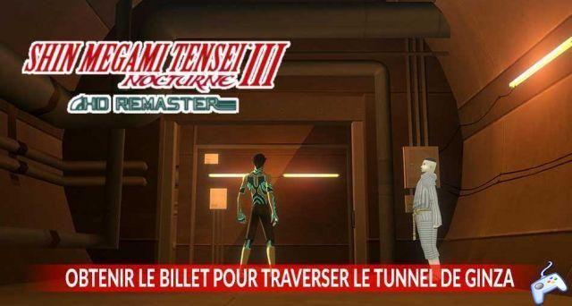Shin Megami Tensei 3 Nocturne HD Remaster Walkthrough where the ticket for the item collector is located