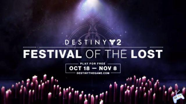 When is the Destiny 2 Festival of the Lost End end date?