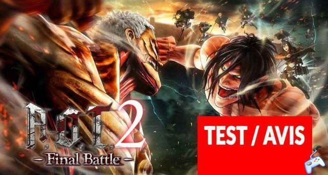 Test / opinion of the game attack on titans AOT 2 Final Battle