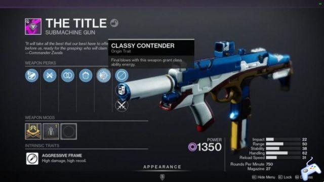 Destiny 2: How to Get the SMG God Roll Title