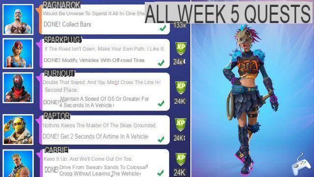 Fortnite Week 5 Challenges Solution - Chapter 2 Season 6 Quests