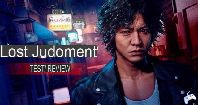 Test Lost Judgment our opinion on the new frenetic action thriller from Sega Studios