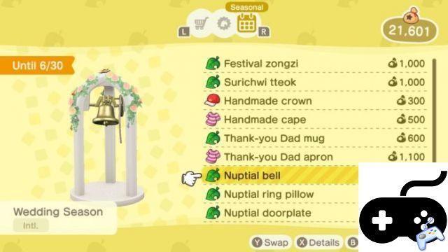 Animal Crossing New Horizons Wedding Season: How to get the Wedding Bell