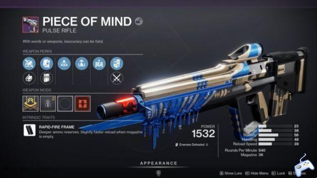 Destiny 2: How to Get Pulse Rifle Peace of Mind (and the God Roll)