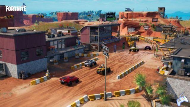 Fortnite: Collect Omni Tokens from Chonker's Speedway Locations Map