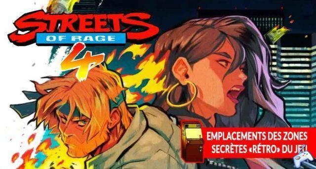 Guide Streets of Rage 4 where are all the secret areas (retro-16 bits) in the levels / stages