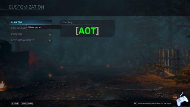 Modern Warfare - How to Change Clan Tag Color