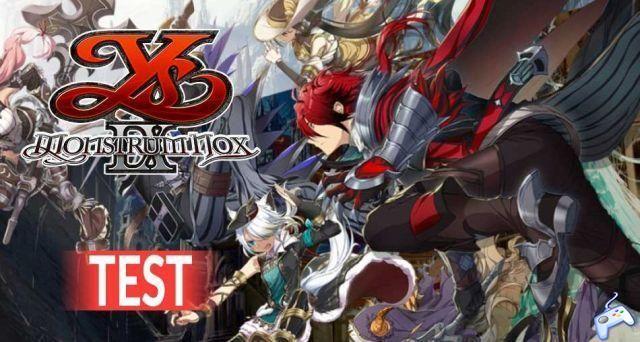 Test Ys IX Monstrum Nox our opinion on the new adventures of Adol 