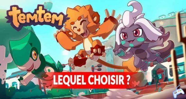 Temtem guide starting choice (Starter) which creature to choose between Crystle, Smazee or Houchic