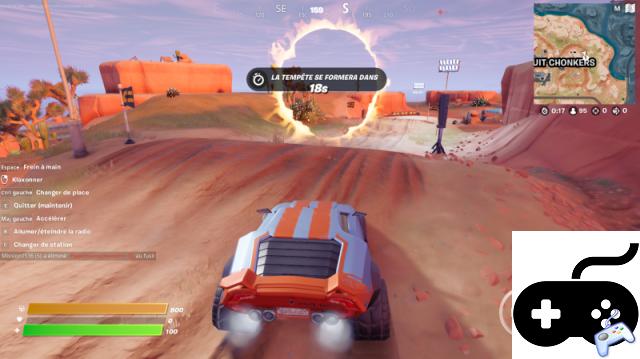 Fortnite Guide: Crossing Flaming Circles with a Vehicle (Chapter 3 Season 1)