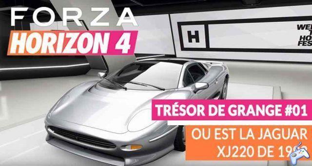Guide Forza Horizon 4 barn treasure location to get the 220 Jaguar XJ1993